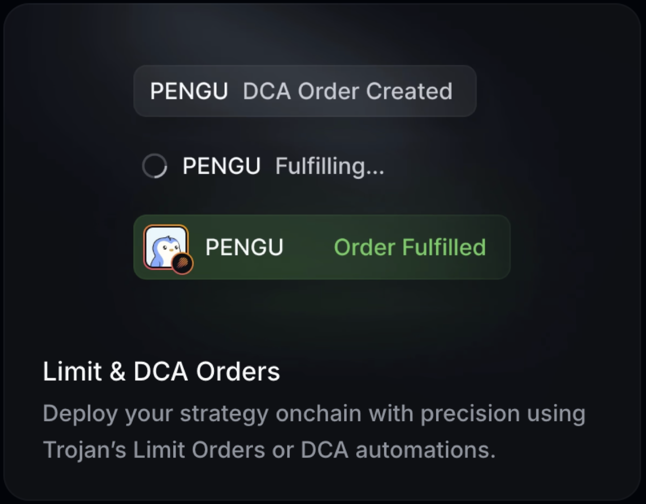 지정가 & DCA 주문